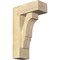 Ekena Millwork Balboa Block Rough Sawn Bracket w/ Offset Brace, Douglas Fir, 6"W x 14"D x 22"H BKT0604X14X22BOA05RDF - alternate 1